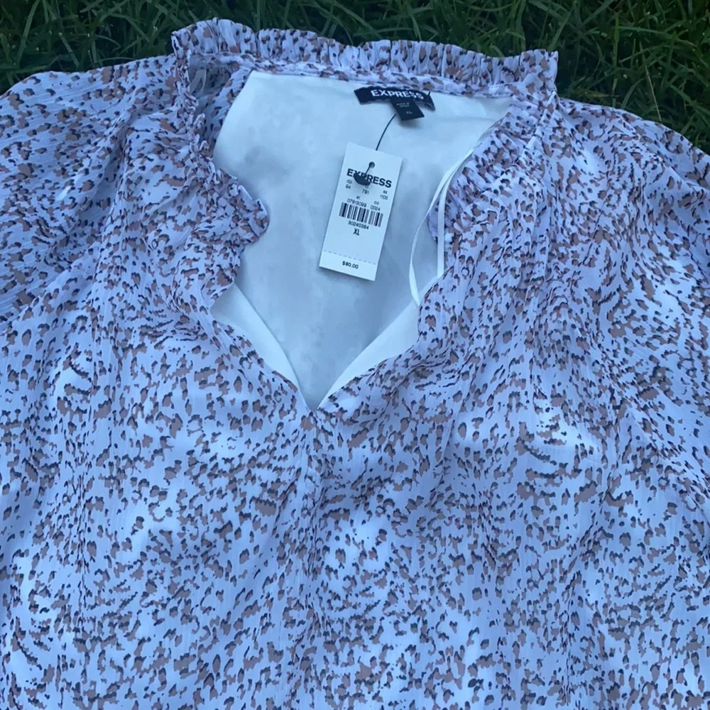 Animal Print Trapeze Tiered Dress - Picture 5 of 7